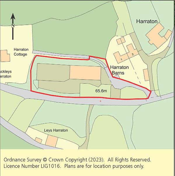Lot: 18 - LAND WITH PRIOR APPROVAL FOR FIVE DWELLINGS -